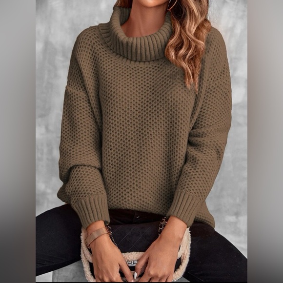 Turtleneck Knit Sweater - Picture 3 of 3